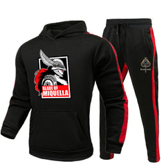 Men's Game Color Block Hoodie Sweatpants Set