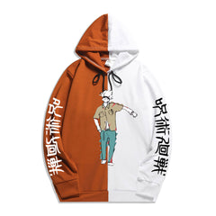 Casual Men's Anime Graphic Loose Sports Hoodie