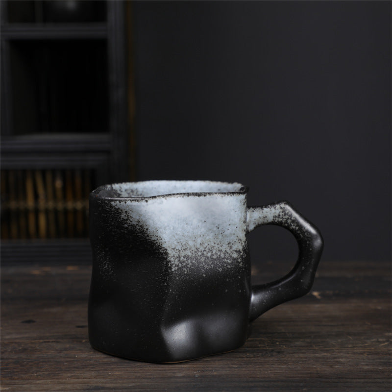 Retro Ceramic Irregular Pottery Mug