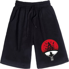 Casual Men's Anime Print Loose Sports Shorts