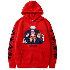 Casual Trendy Anime Print Loose Hoodie