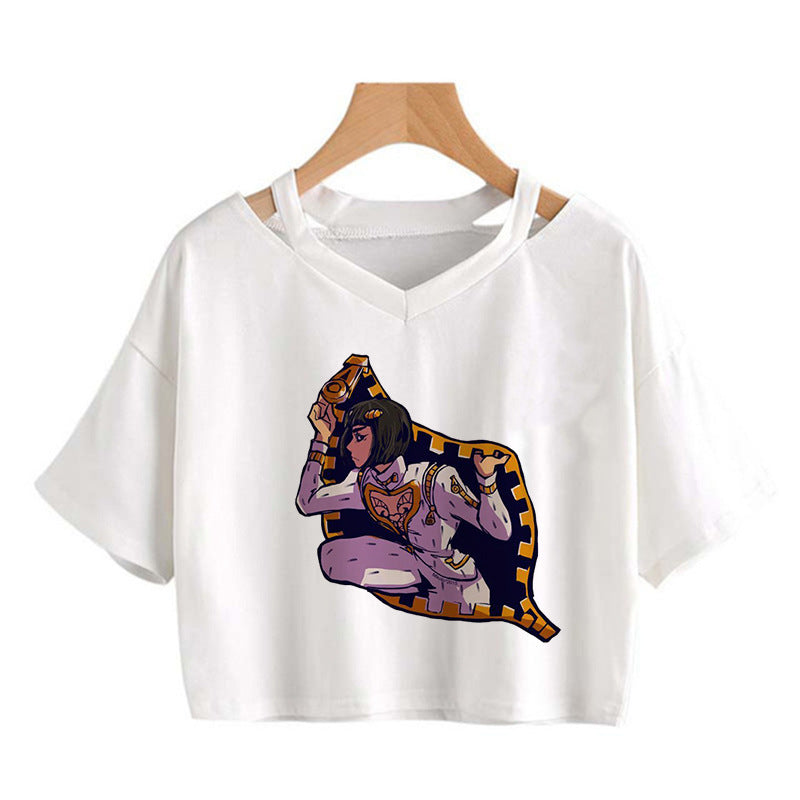 Chic Girls Jojo Printed Crop Top T-shirt