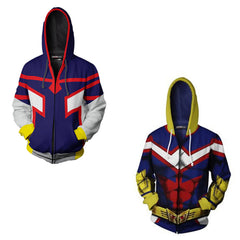 Trendy Cool Anime 3D Zip Up Cosplay Hoodie