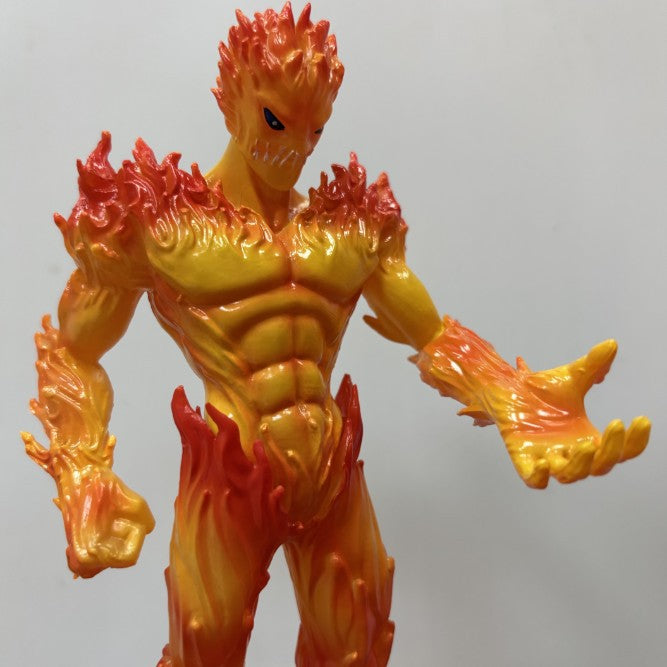 Human Torch Movable Doll Ornament