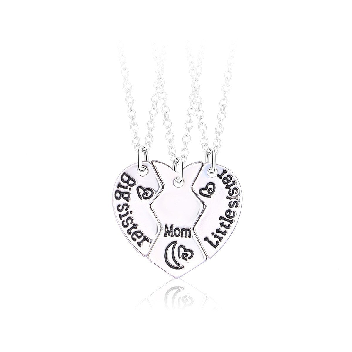Star Moon Sun Splicing Pendant Necklace
