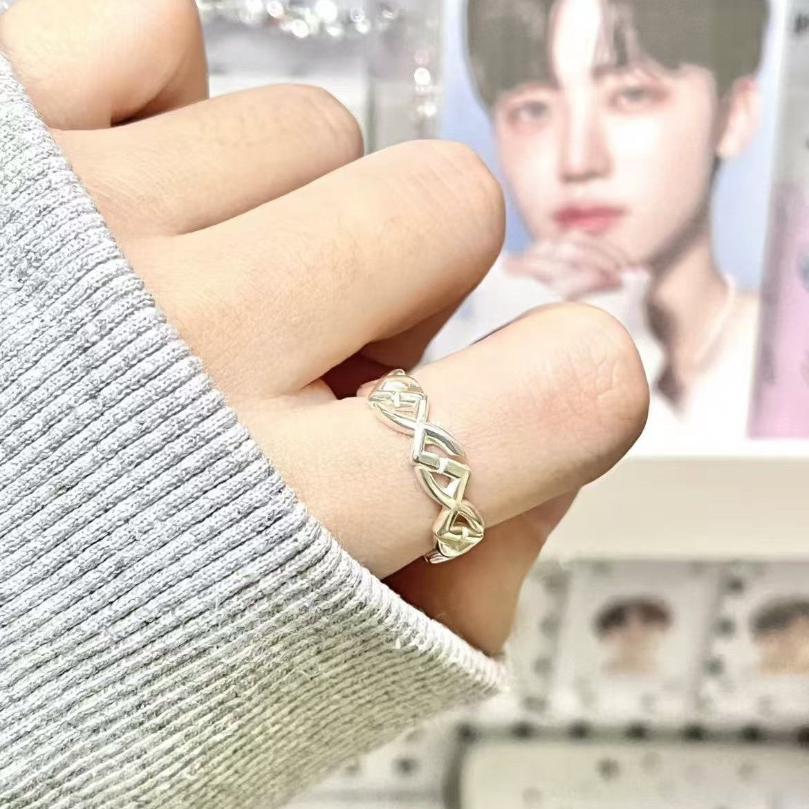 Kpop Rings KPOP Anniversary Logo Ring โ TTAesthetic
