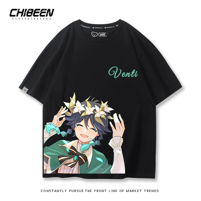 Game Venti Barbatos Short-sleeved T-shirt