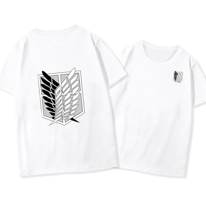 Wings of Freedom Short Sleeve Crew Neck T-shirt