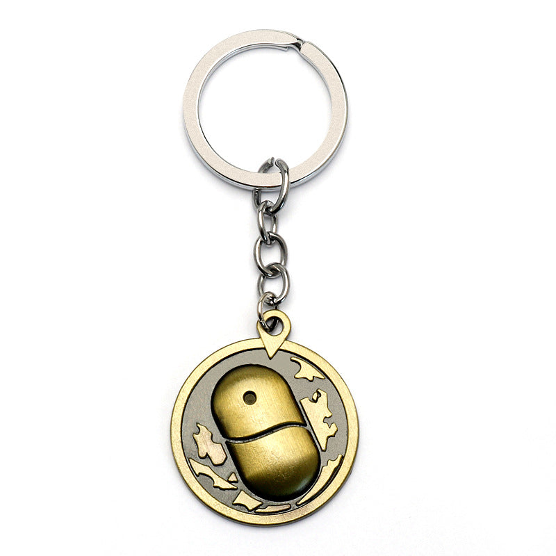 Game Logo Keychain Necklace