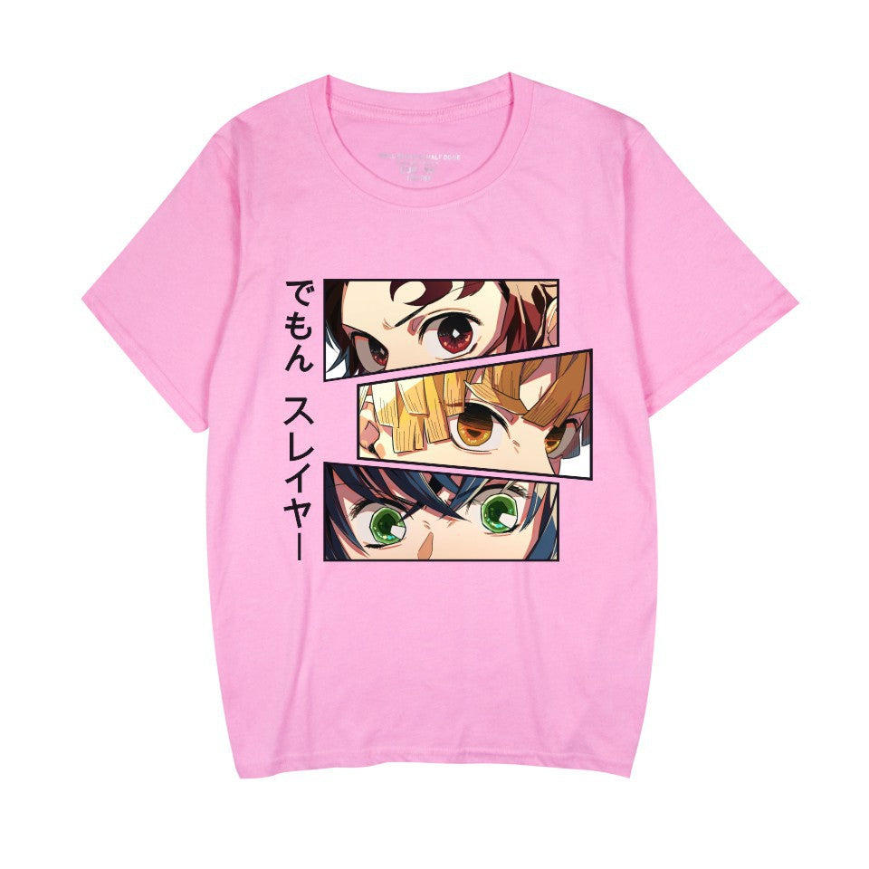 Unisex Anime Leisure Sports Short-sleeved T-shirt