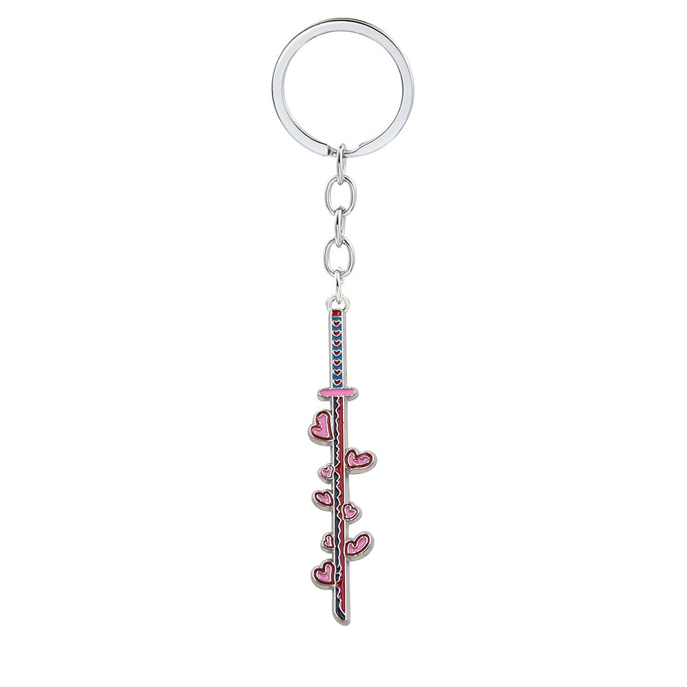 Anime Sword Metal Keychain Pendant