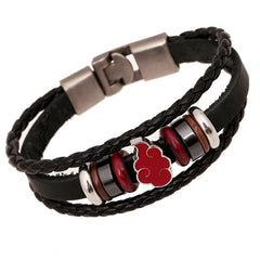 Cool Anime Red Cloud Woven Bracelet