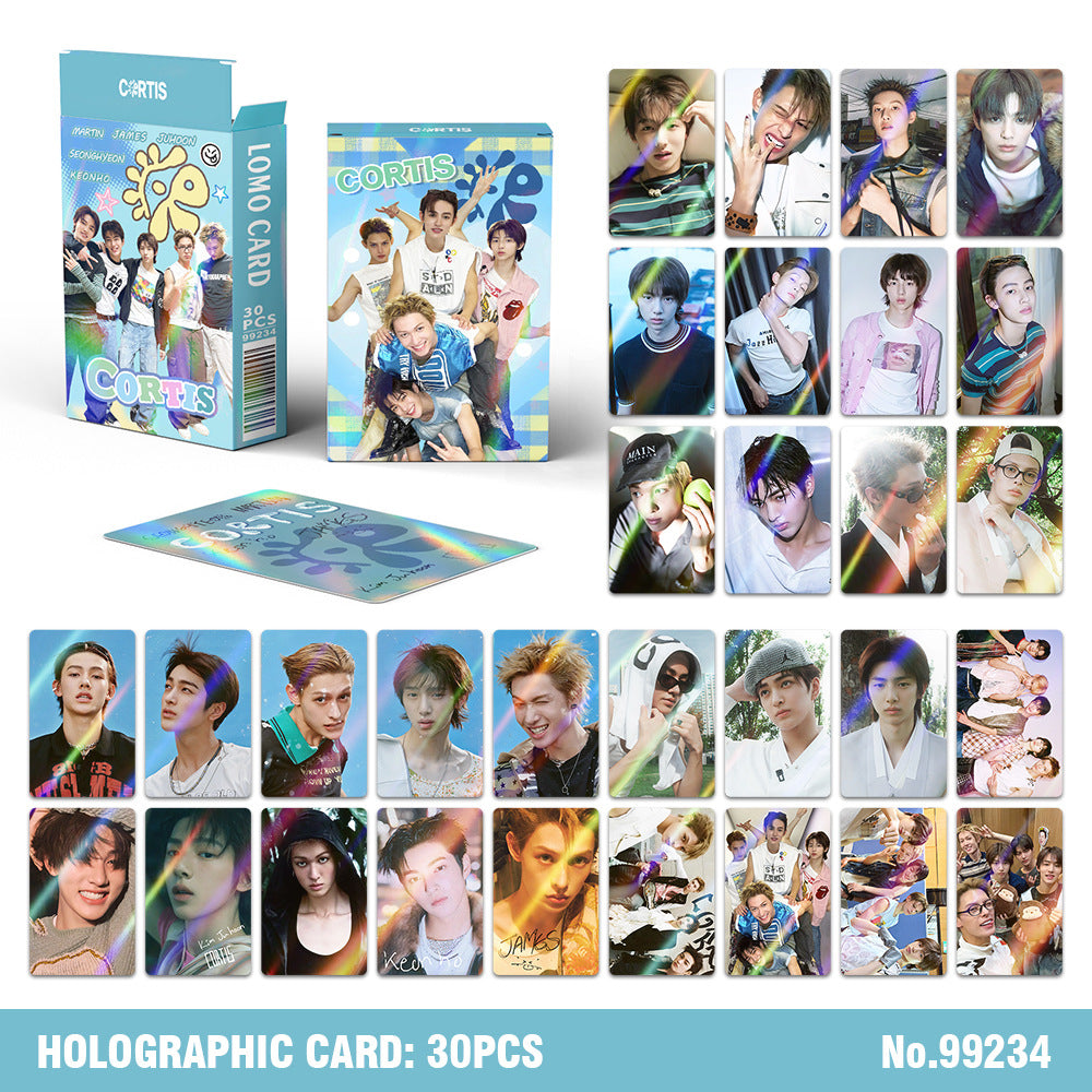30PCS COR Laser Lomo Photocard