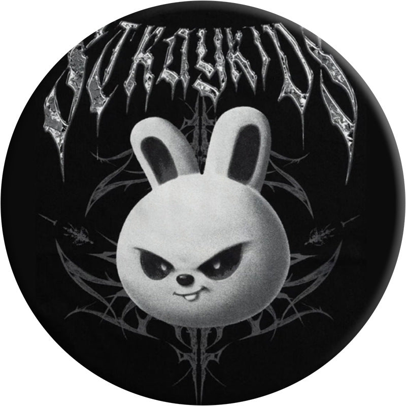 Evil Skz Badge Keychain Bag Pendant