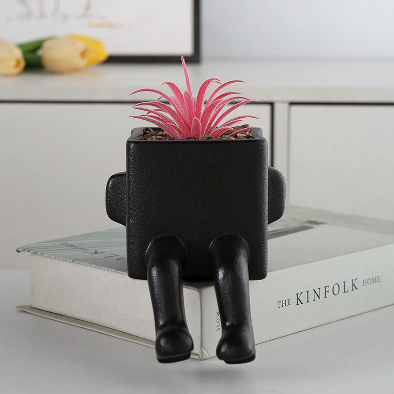 Funny Human Shaped Ceramic Pots