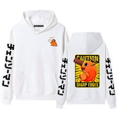 Unisex Pochita Anime Graphic Print Hoodie