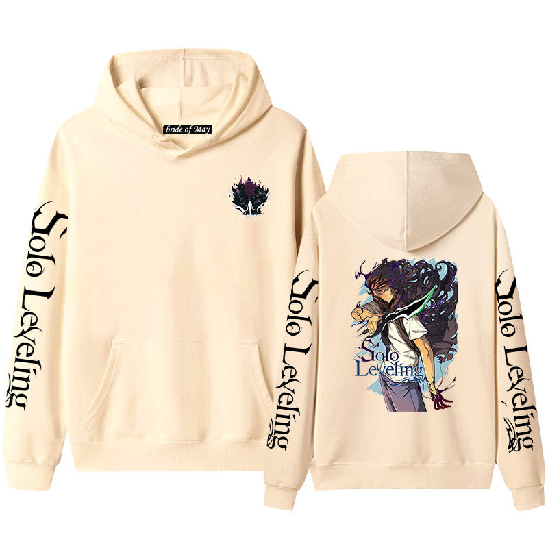 Trendy Anime Graphic Print Hoodie