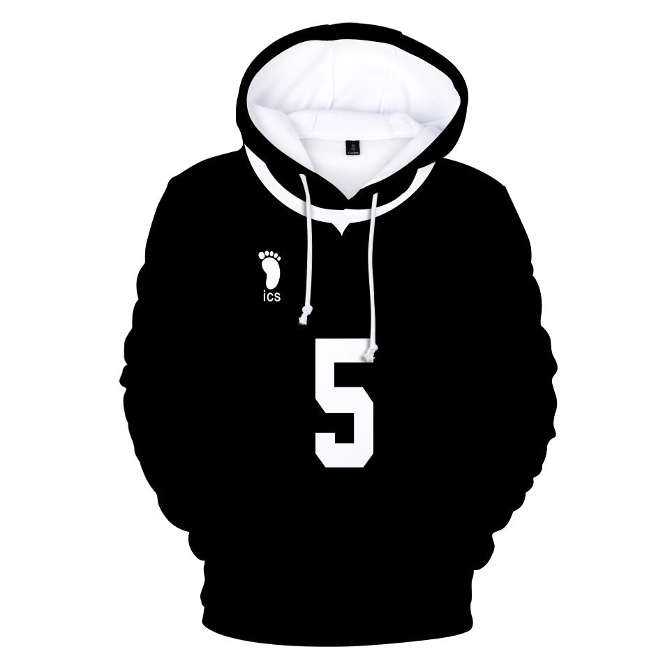 Unisex Inarizaki High 3D Print Sports Hoodie