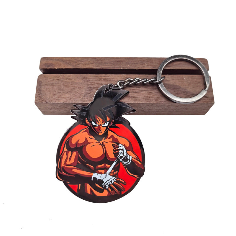 Decorative GOKU Metal Keychain Pendant