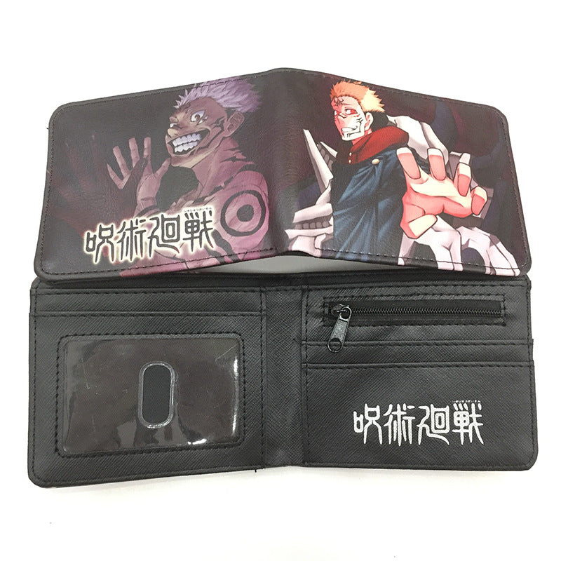 Trendy Anime Printed PU Leather Wallet