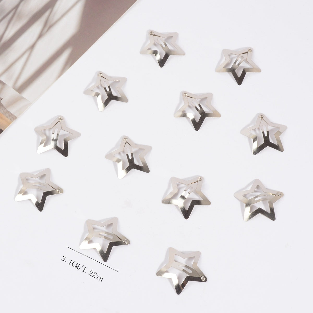 Y2K Star Hair Clips