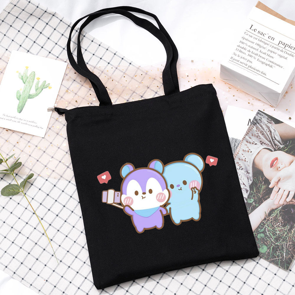 Cute Kpop Cartoon Shoulder Bag