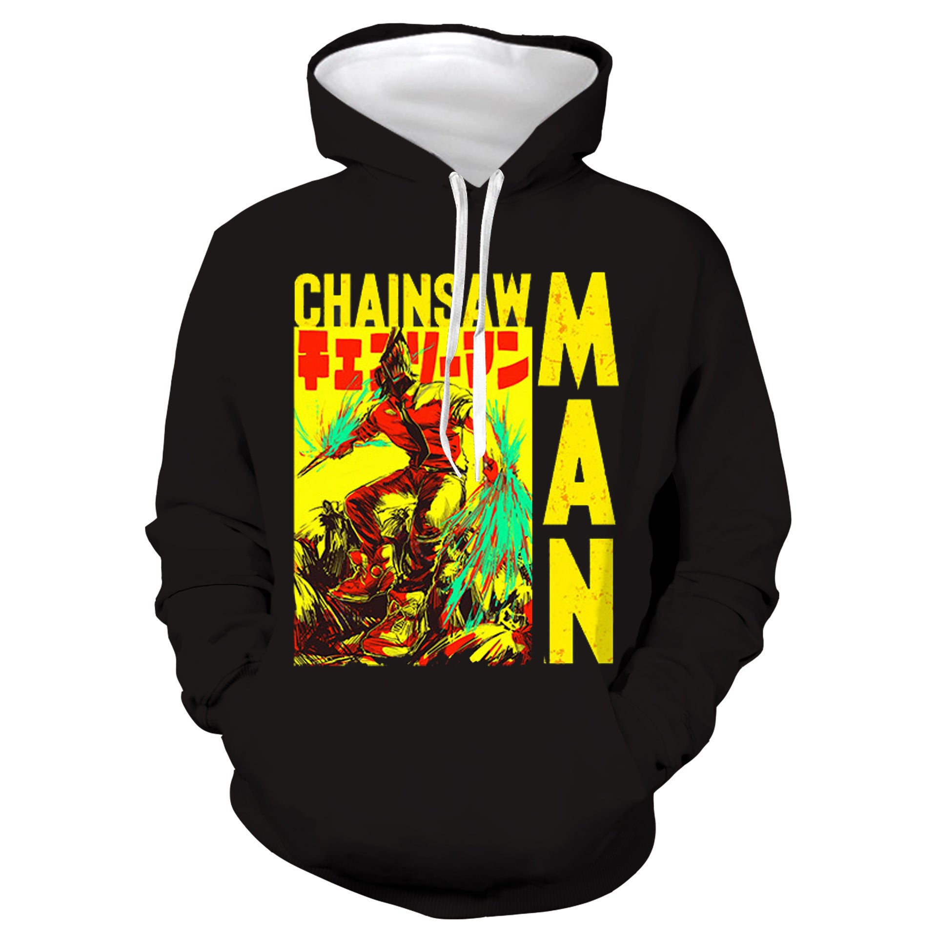 Men's Anime Digital Print Cosplay Hoodie