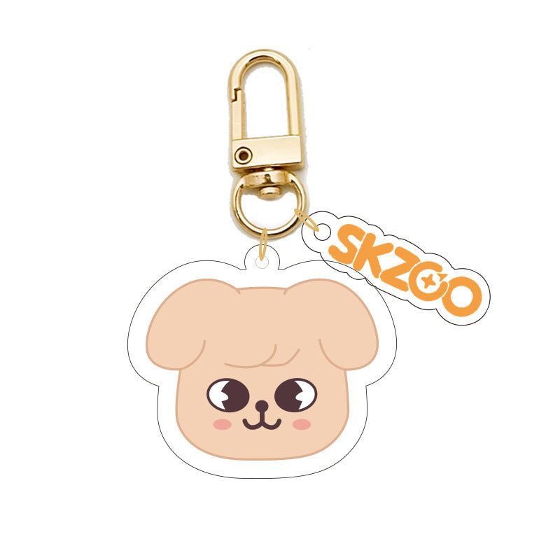 Cartoon KPOP Transparent Acrylic Keychain