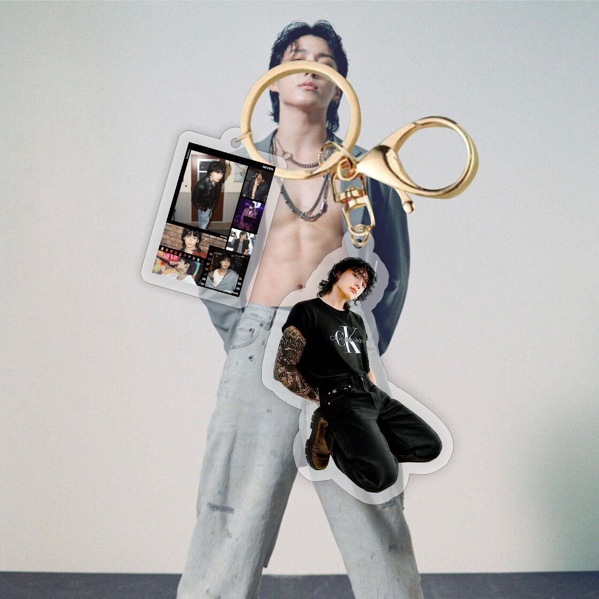 Jung Kook Album Keychain Pendant