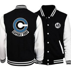 Cool Men's Comic Print Baseball Jacket