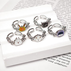 KPOP Cartoon Open Ring Jewelry