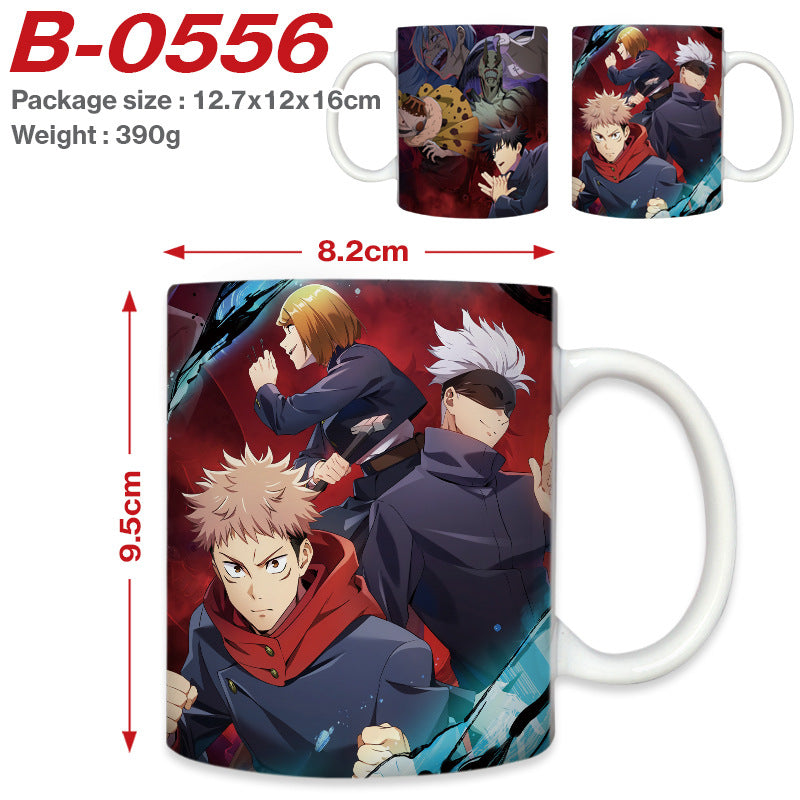 Creative Anime Print Ceramic Coffee Mug