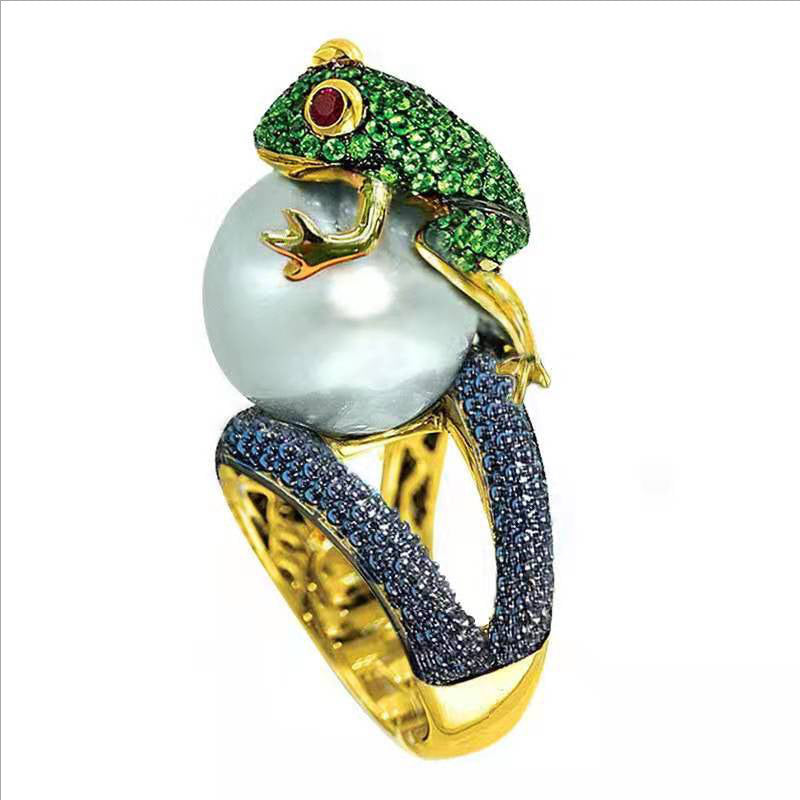 Chic Frog Shape Ring Jewelry