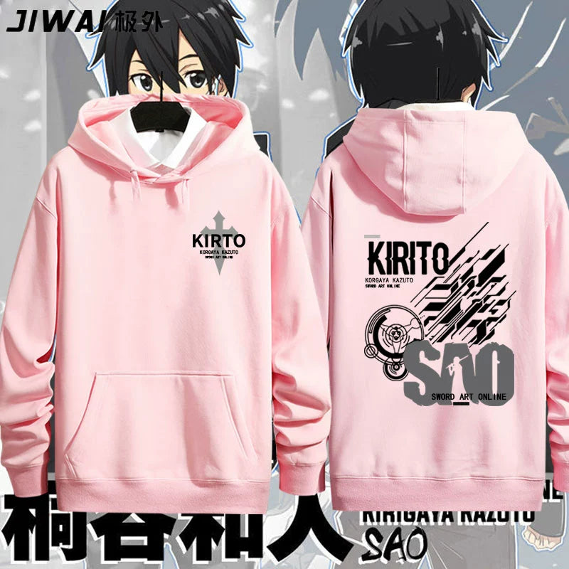 Unisex Anime Pattern Print Cos Hoodie