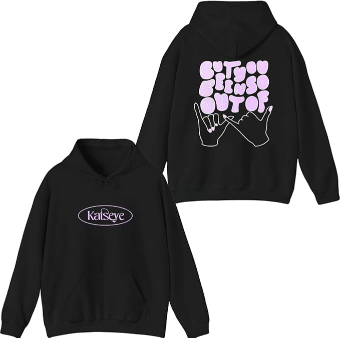 KPOP Letter Printed Pullover Hoodie