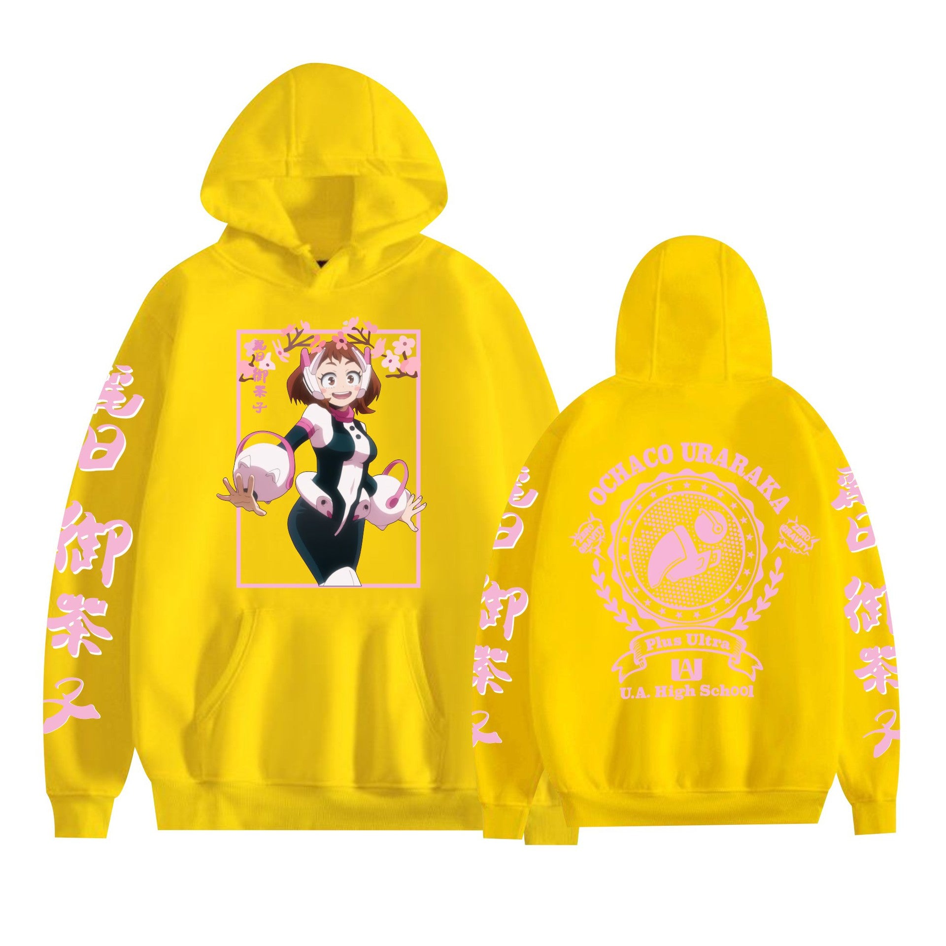 Unisex Anime OCHACO Printed Casual Hoodie