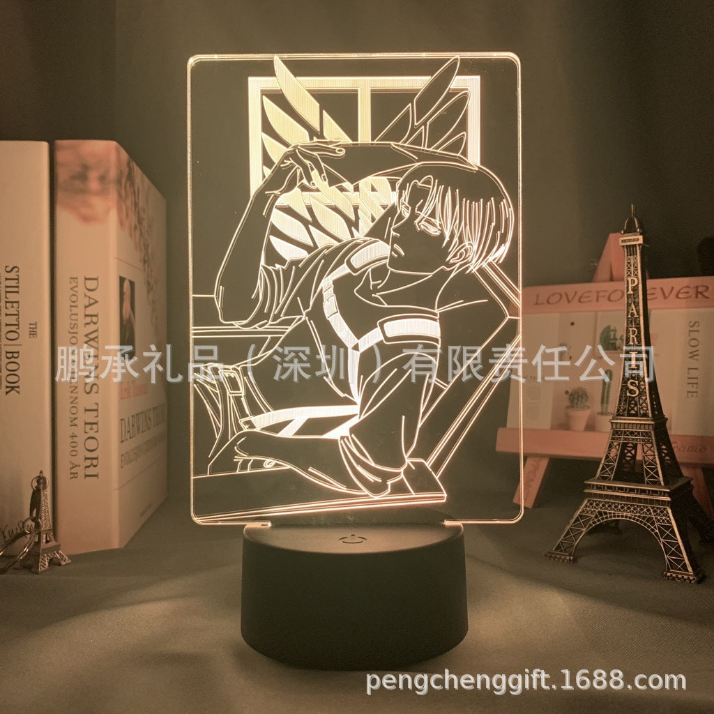 Colorful Anime Acrylic 3d Night Light