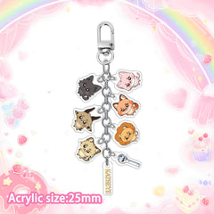 KATSEYE Acrylic Pendant Charms Keychain