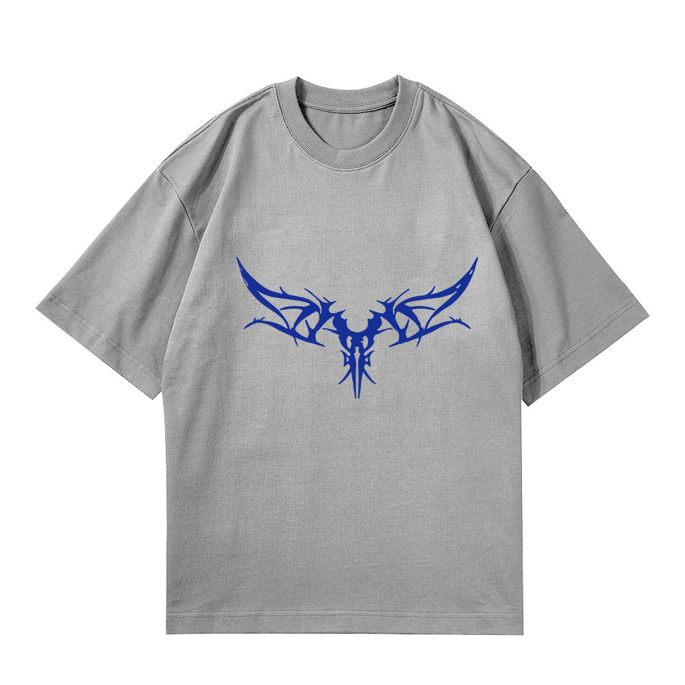 Casual KPOP Sk7th Logo Short-sleeved T-shirt