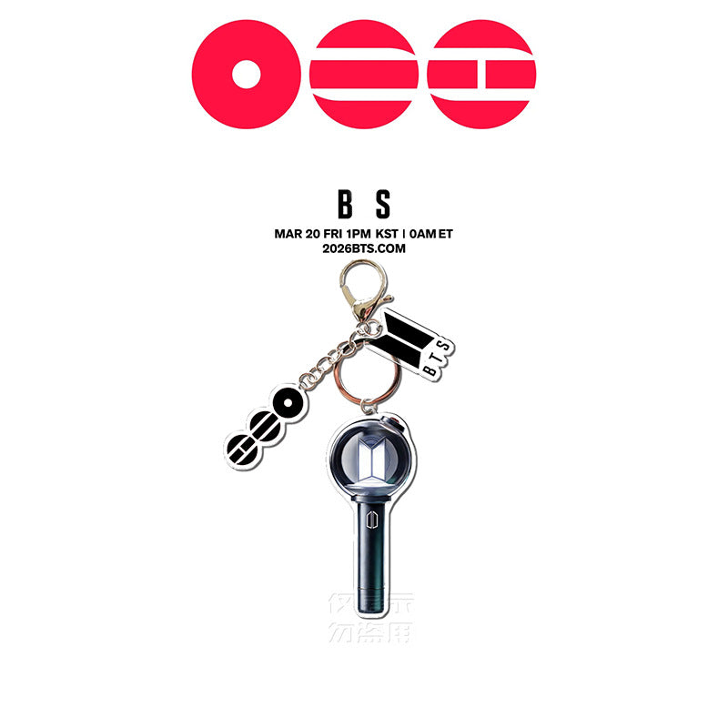 BTS Lightstick Acrylic Keychain