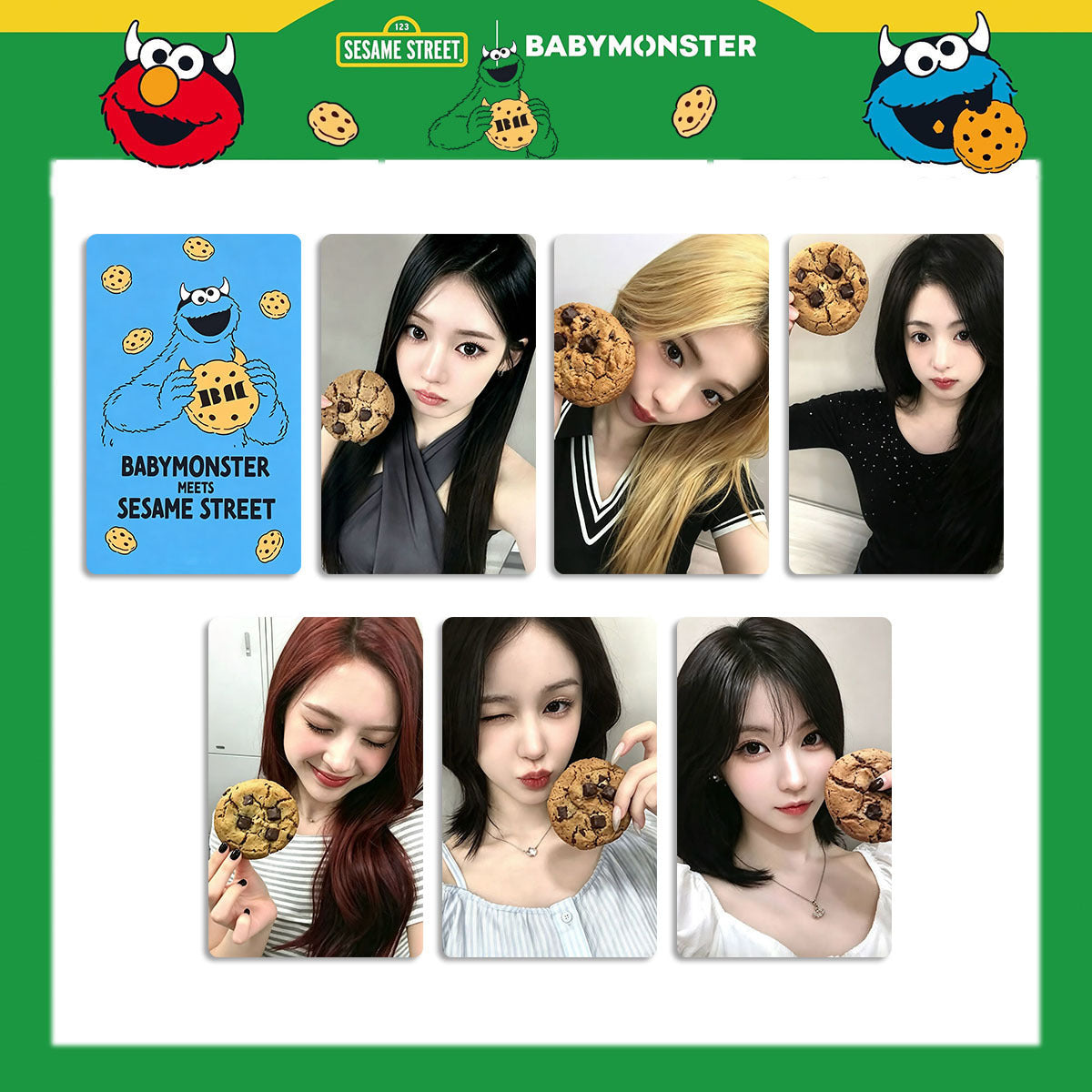 BM SESAME STREET Photocards