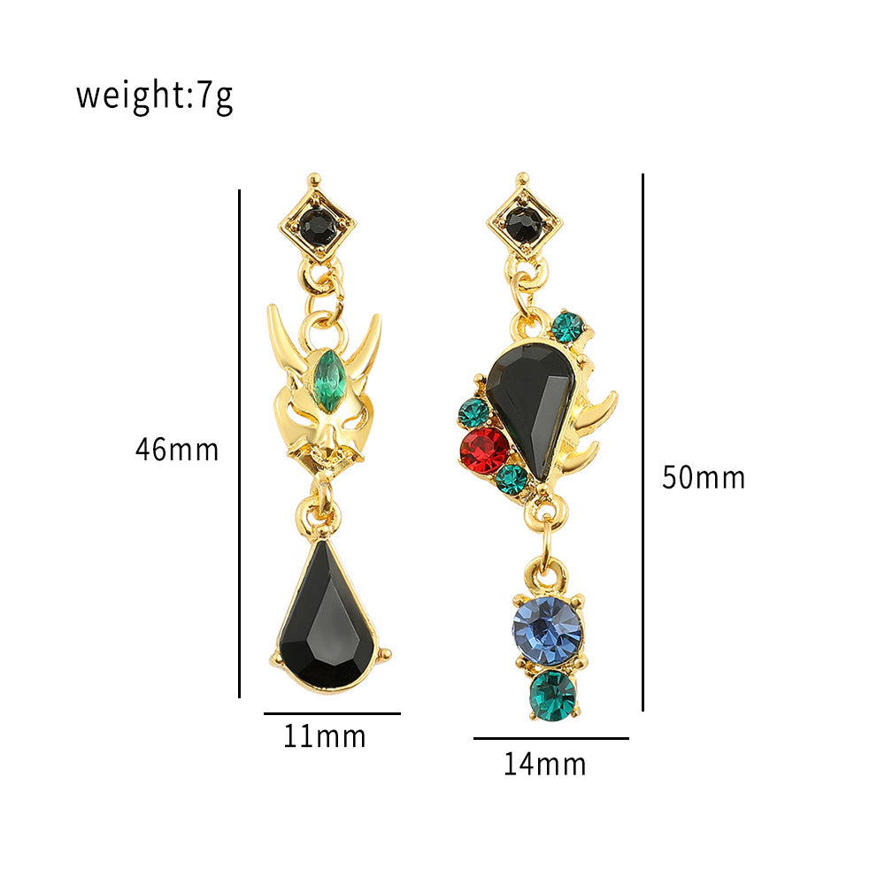 Versatile Game Character Cosplay Earrings Necklace