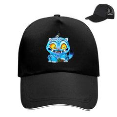 Derpy Tiger Printed Breathable Mesh Cap