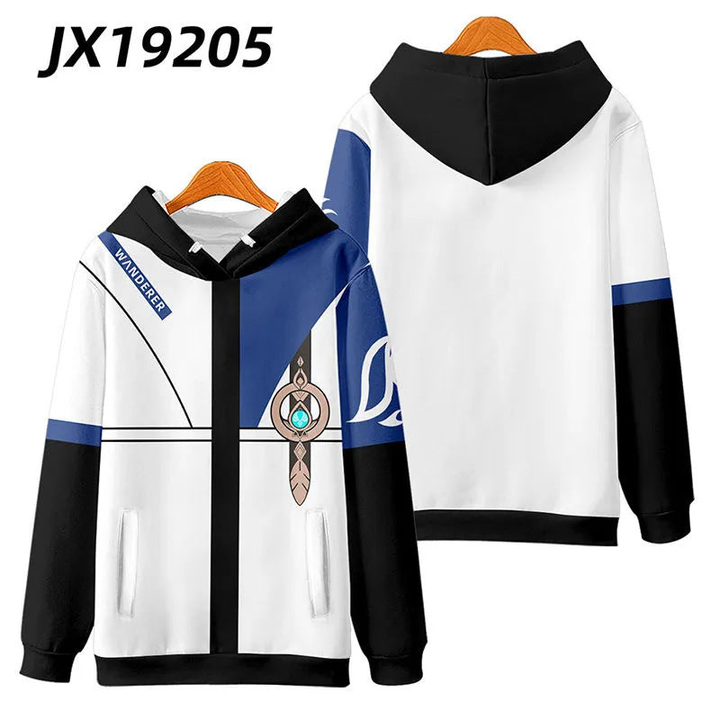 Trendy Game Cos Wanderer Printed Zipper Hoodie