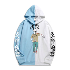 Casual Men's Anime Graphic Loose Sports Hoodie