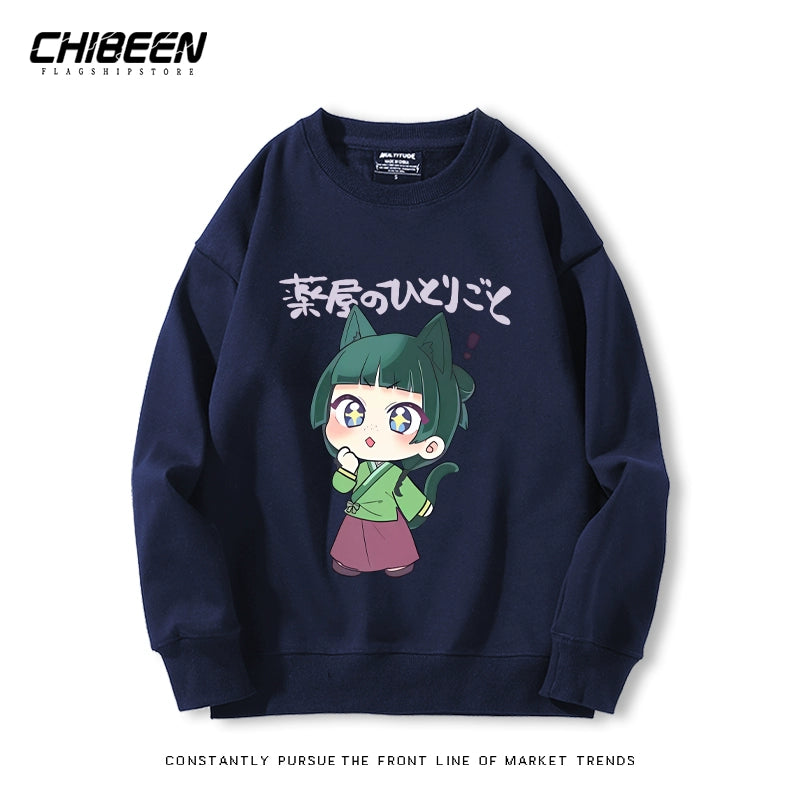 Unisex Anime Cos Crew Neck Sweatshirt
