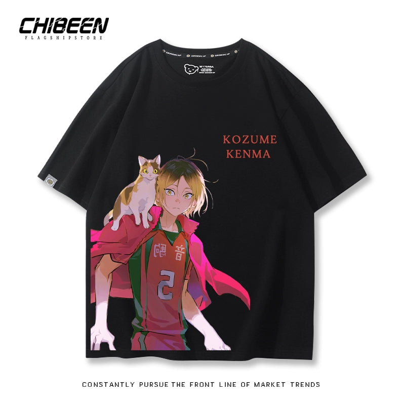 Kenma Graphic Print Short Sleeve T-Shirt