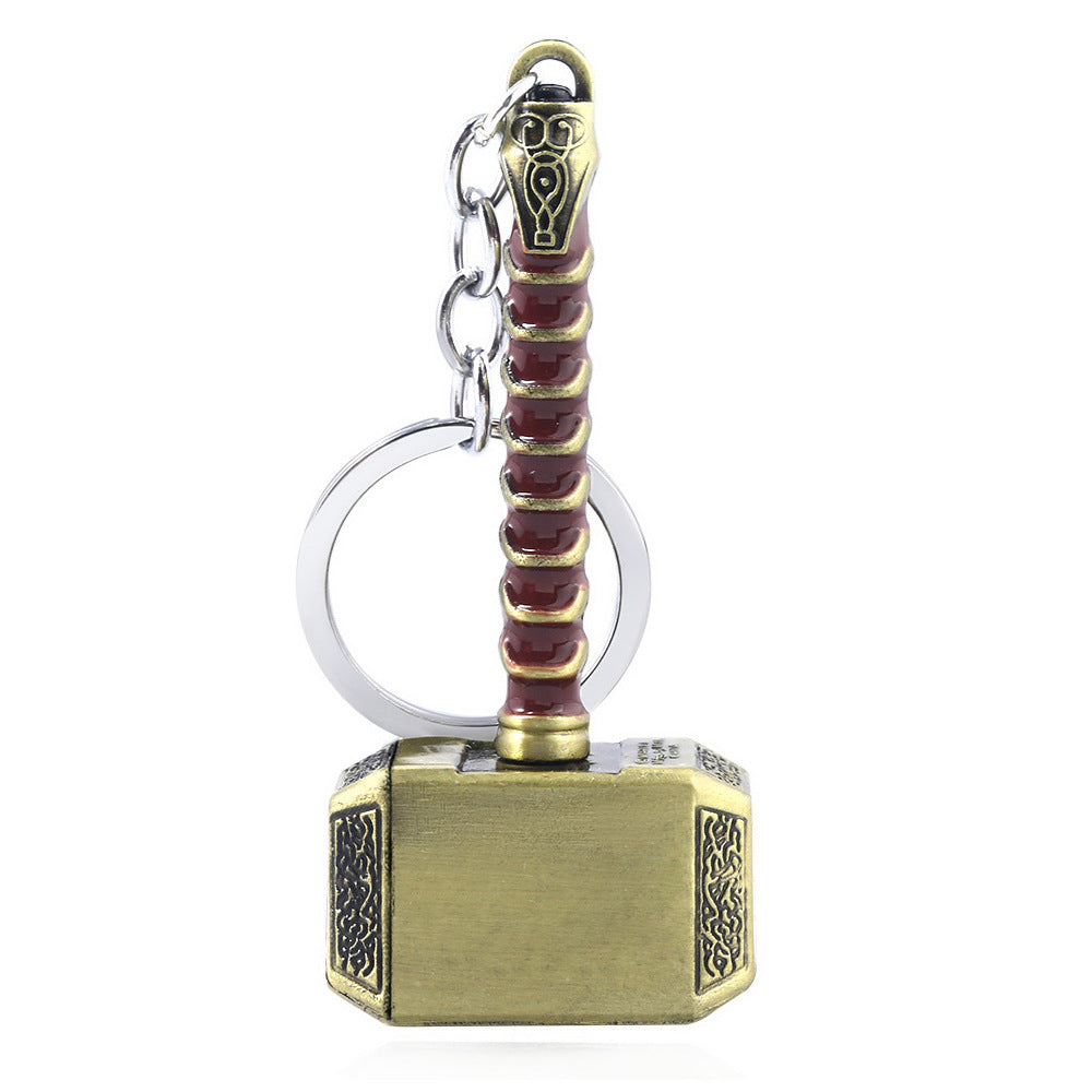 Thor Hammer Keychain Pendant