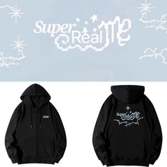 SuperRealMe Tour Zipper Hoodie Top