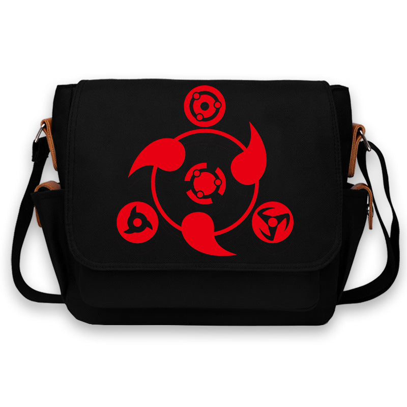 Trendy Sasuke Kakashi Anime Mailman Bag